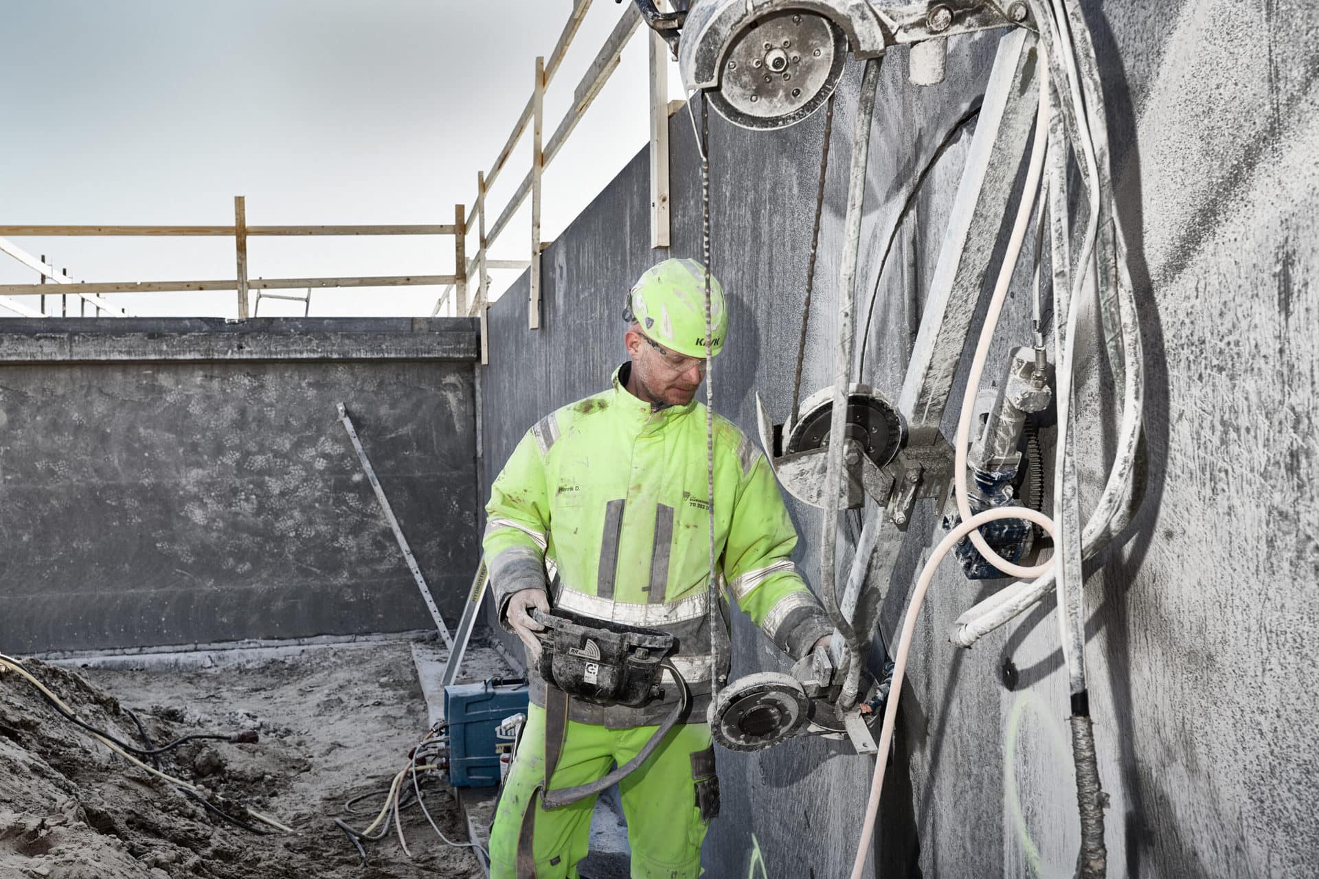 Wireskæring — Til større betonkonstruktioner uden dybdebegrænsning